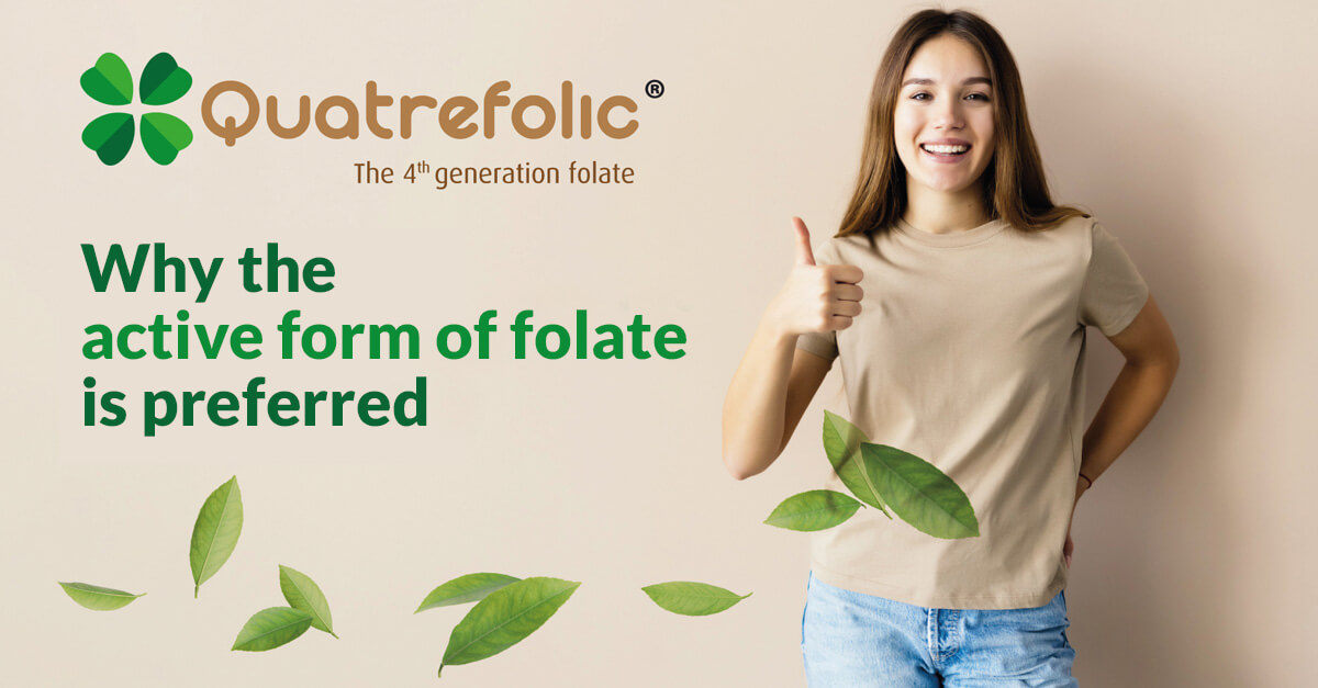 New Infographic: Why Body Prefer the Active Form of Folate?