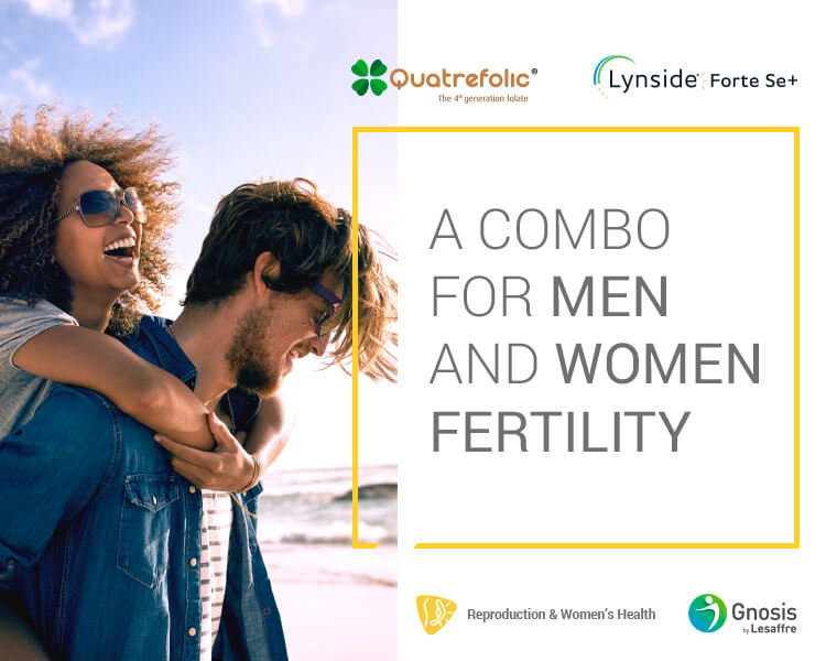 Lynside® Forte Se+ and Quatrefolic®: A combo for men and women fertility